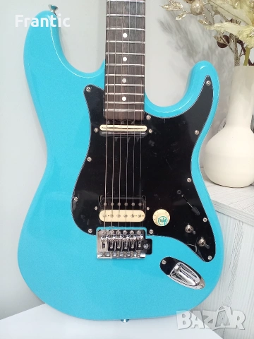 Ел. китара Partscaster Samick '90/Kramer focus vt 211 s seafoam Green , снимка 16 - Китари - 53053711