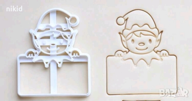 Джудже с рамка табела за текст пластмасов резец форма фондан тесто бисквитки