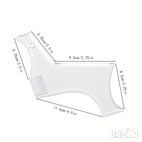 Шаблон за оформяне на брада, снимка 3 - Други - 50565360