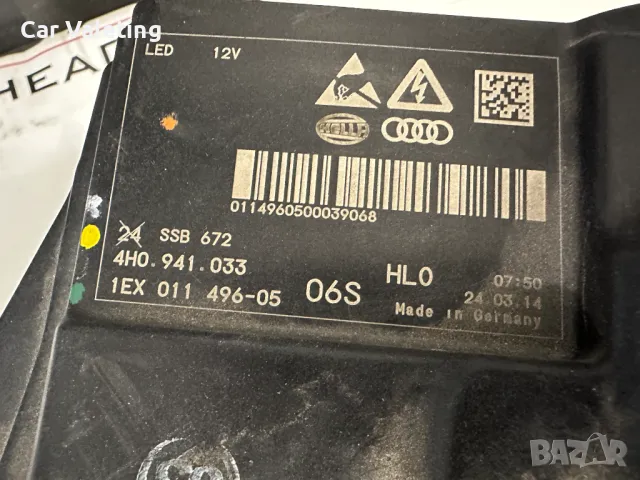 фар фарове лед ляв Audi A8 D4 Facelift USA far farove LED Ауди А8 Д4, снимка 6 - Части - 48464996
