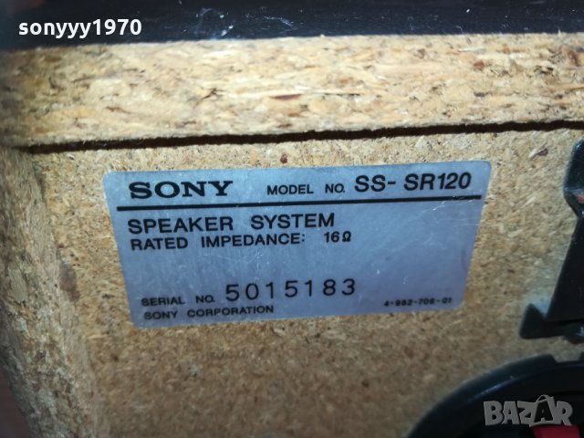 sony ss-sr120 1бр тонколона 0303211643, снимка 12 - Тонколони - 32027265