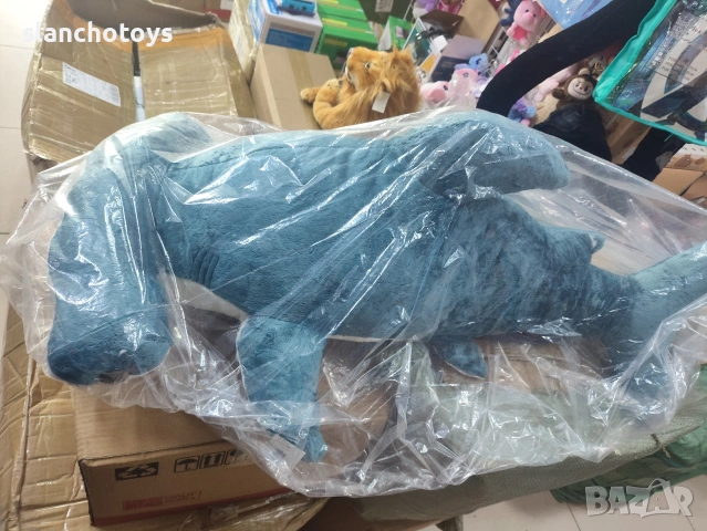 Плюшена акула,около 60 -100см., снимка 13 - Плюшени играчки - 44099018