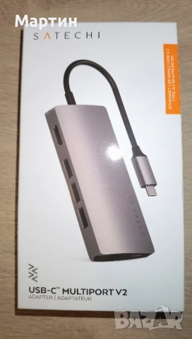 Продавам Satechi USB-C Aluminum Multiport 4K Adapter v2
