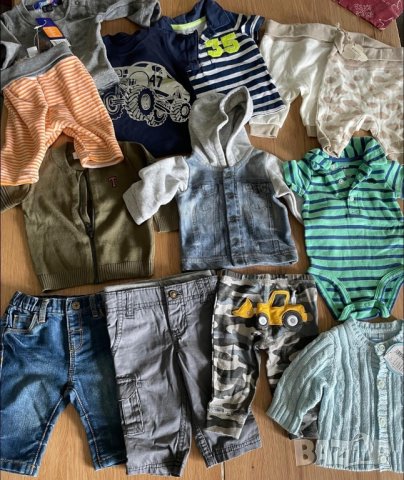 Нов сет есенни дрешки 0-3м/62см