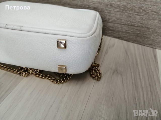 MSGM кожена бяла чанта Оригинал, снимка 4 - Чанти - 40067541