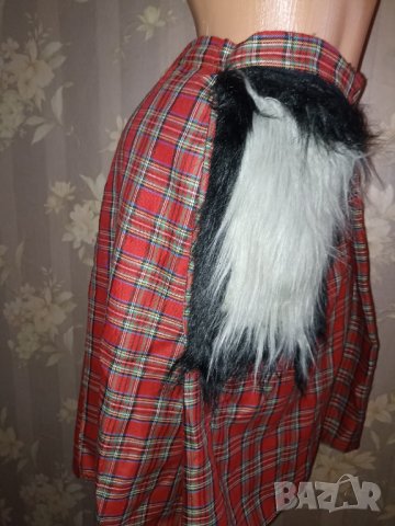 Килт - шотландска карнавална карирана пола+ шапка, снимка 6 - Други - 44269830