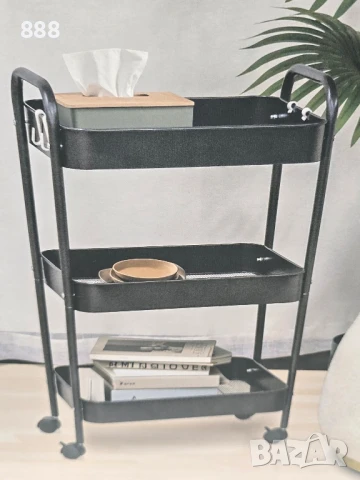 подвижна табла етажерка с колелца, снимка 2 - Други стоки за дома - 51106973
