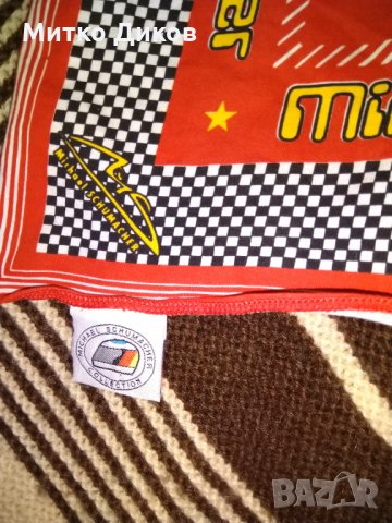 Michael Schumacher Formula1 World Champion 50x47cm бандана, снимка 5 - Други спортове - 31005900