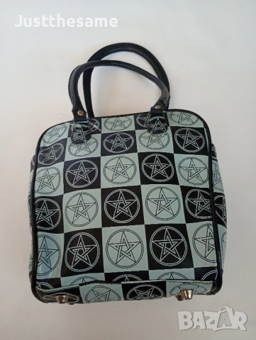 Чанта Дамска Изкуствена Кожа Пентаграм, снимка 3 - Чанти - 51617988