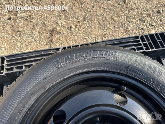ЧИСТО НОВА Резервна гума Michelin+Джанта 15цола 5x100 за Subaru Legacy,Impreza, снимка 12 - Гуми и джанти - 53896115