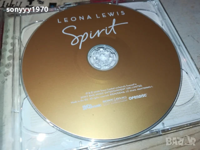 LEONA LEWIS CD 0507251547, снимка 2 - CD дискове - 50917285