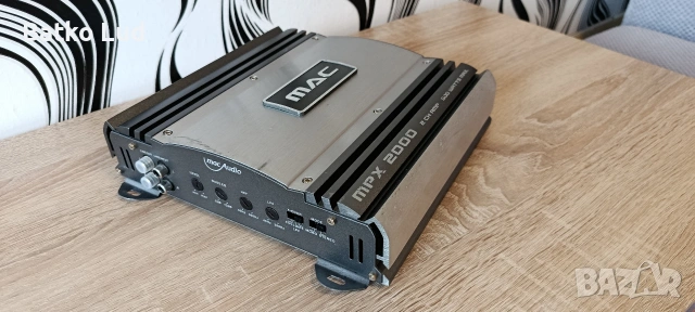 Усилвател Mac Audio MPX 2000, снимка 4 - Ресийвъри, усилватели, смесителни пултове - 54112929