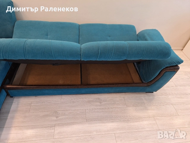 Ъглов диван - Ъглова холова гарнитура, снимка 7 - Дивани и мека мебел - 54339757