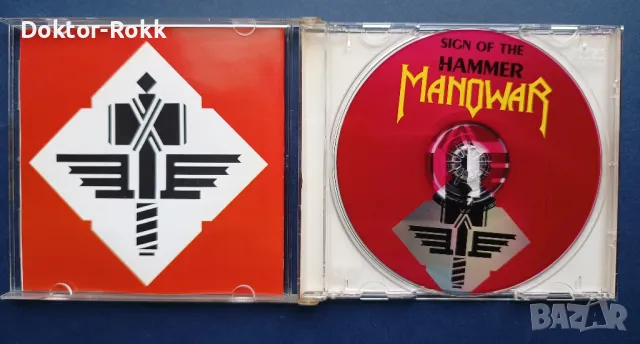 Manowar - sign of the hammer 1984 CD, снимка 3 - CD дискове - 49760347