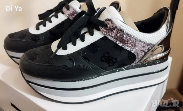 Оригинални Guess Сникърси Hindle FL5HID FAM12, снимка 6 - Маратонки - 54196367