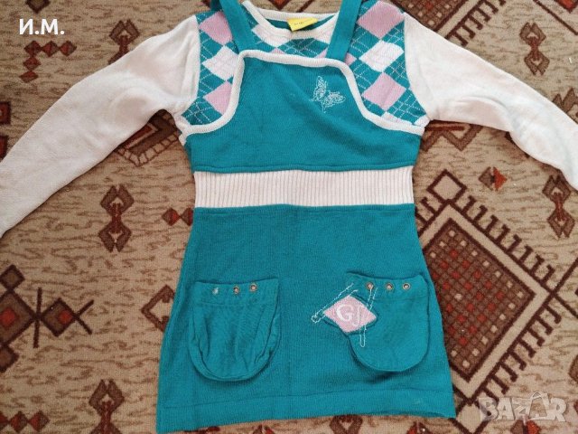 Красива плетена блузка/ туника, снимка 2 - Детски Блузи и туники - 30537203