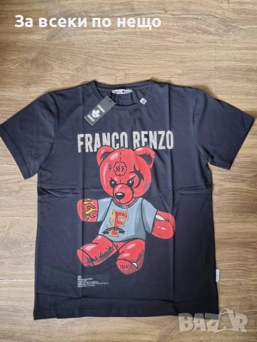 Franco Renzo Мъжка Тениска👕Мъжка Блуза С Къс Ръкав Код SV-2