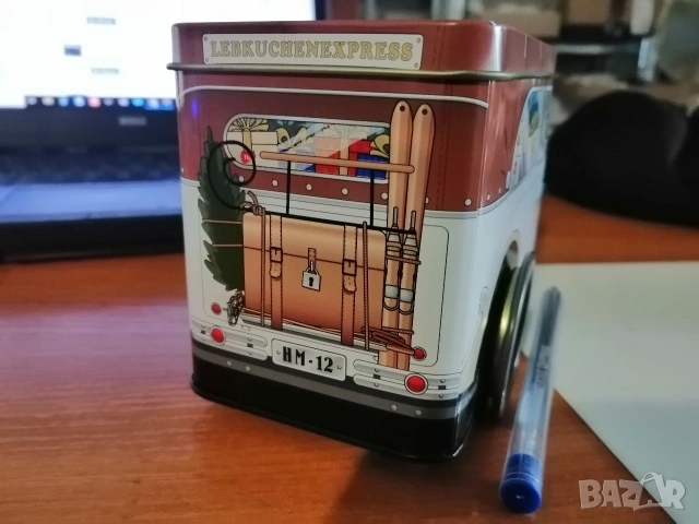 Музикална кутия "коледно камионче" , снимка 4 - Колекции - 53316300