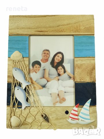 Рамка Ahelos, За снимка, Дървена,  10х15 см., снимка 1