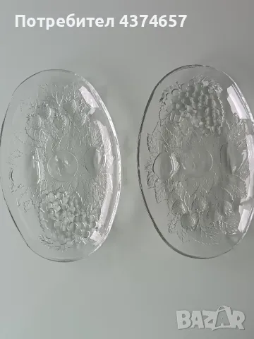 Стъклени чинии за ордьоври, снимка 2 - Чинии - 49051883