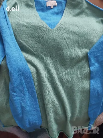 ESCADA Original Size L Фин пуловер , снимка 3 - Блузи с дълъг ръкав и пуловери - 47825515