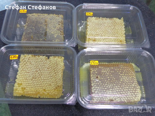 Пчелен мед във восъчна пита, снимка 2 - Пчелни продукти - 38495832