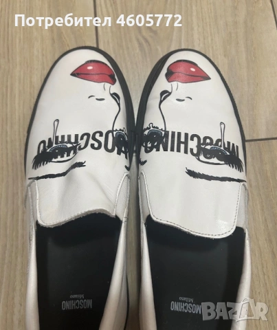 Moschino дамски обувки естествена кожа, снимка 2 - Дамски ежедневни обувки - 53970479