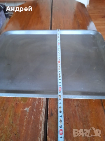 Стар неръждаем поднос,табла за сервиране, снимка 2 - Други ценни предмети - 53911029