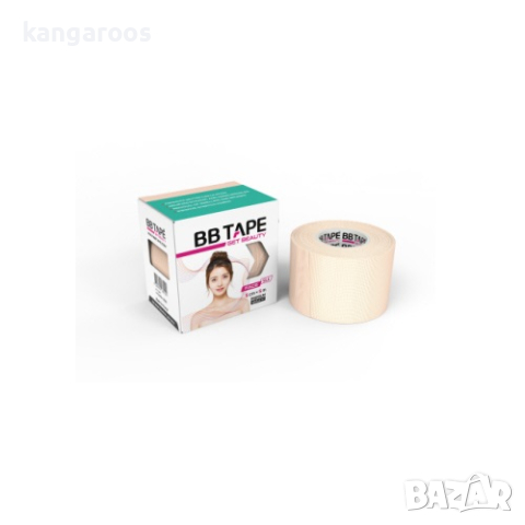 Копринена Кинезио Лента за Лице BBTAPE Face Silk Tape 5 см × 5 м, снимка 3 - Козметика за лице - 34104870