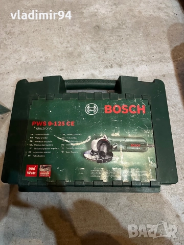 Bosch pws 9-125 ce ъглошлайф с обороти, снимка 5 - Ъглошлайфи - 52725151