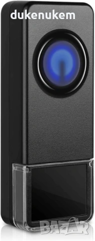 Безжичен бутон за звънец, трансмитер за външен монтаж (без приемник)