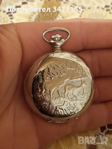 Много рядък джобен часовник Молния.Made in USSR.