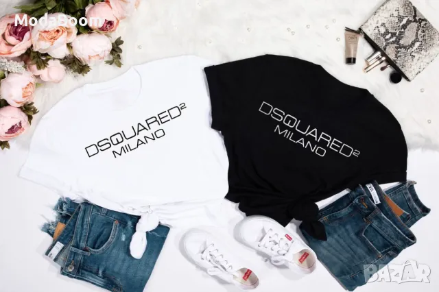 Dsquared2 Icon дамски тениски ВЗЕМИ 2 + 1 ПОДАРЪК🎁