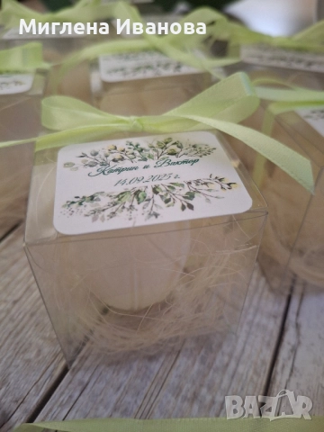 подаръчета за гости - свещи , снимка 5 - Други - 51944601