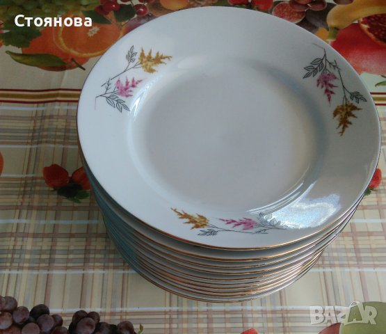 Комплекти чинии - български порцелан, снимка 13 - Чинии - 37572585