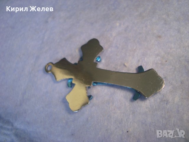 МОДЕН НАГРЪДЕН ГОЛЯМ АРТ КРЪСТ с ЕМАЙЛ-ЛАК от БЛАГОРОДНА НЕРЪЖДАЕМА СТОМАНА 90911, снимка 10 - Колиета, медальони, синджири - 36902374