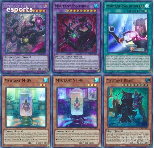 Yu-Gi-Oh! Myutant Deck Competitive Ready тесте карти yugioh готово за игра преглед , снимка 3 - Карти за игра - 42065108