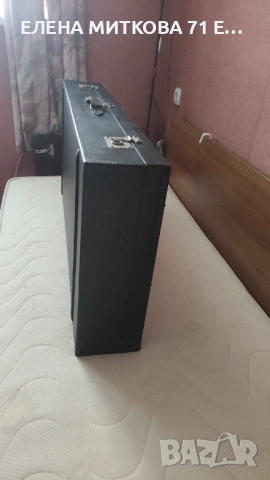 Голям ретро кожен куфар или калъф -с кожена дръжка, снимка 4 - Антикварни и старинни предмети - 53891066