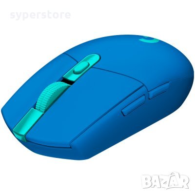 Мишка Геймърска Безжична Logitech G305 Light Speed 910-006014 Синя 12000dpi 6btn Wireless Gaming Mou, снимка 1 - Клавиатури и мишки - 31060244