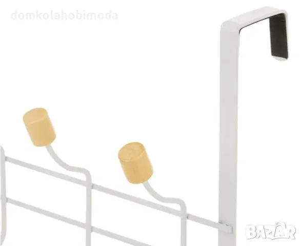 Закачалка за стена или врата,40х20х5 см, Метал и дърво , снимка 3 - Други стоки за дома - 48131357