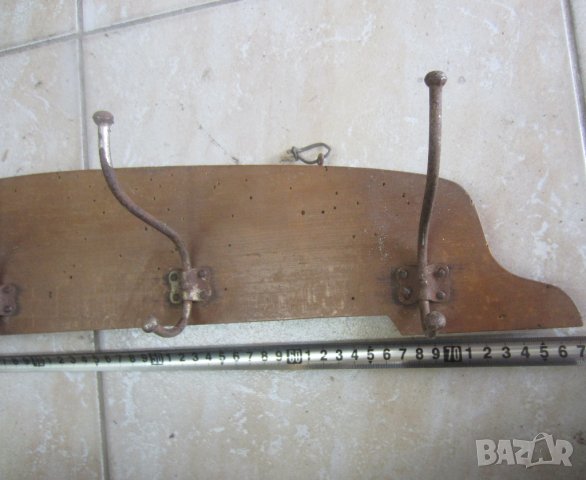 Разни стари закачалки:Стара дървена закачалка и бурета, буренца , снимка 6 - Други ценни предмети - 29120460