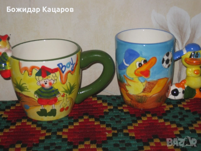 Шест закачливи чаши, кафе или чай. Вкусна чаша- подарък. Цена- 13 евро, общо. Пращам по куриер. За С, снимка 3 - Сервизи - 53960326