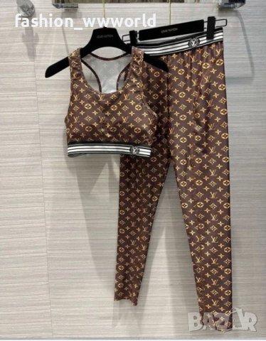 Дамски комплект LOUIS VUITTON (S/M/L) - реплика, снимка 4 - Спортни екипи - 37345842