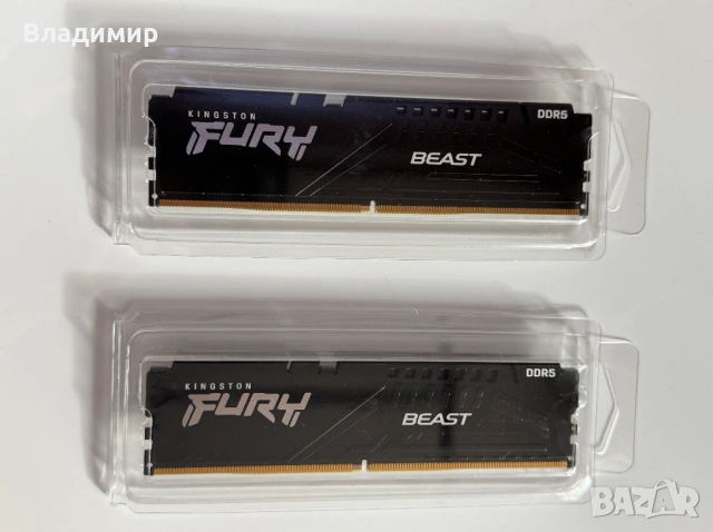 Kingston FURY Beast 64GB(2x32GB)DDR5-6000Mhz XMP/EXPO с доживотна гаранция