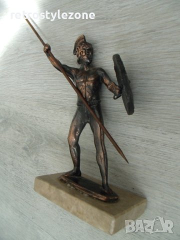 № 6945 стара метална статуетка   - височина 18 см , снимка 4 - Други ценни предмети - 40452885