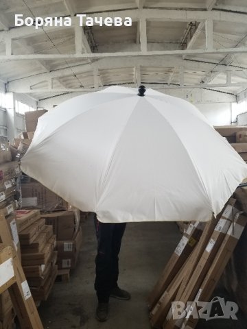 Плажен чадър / Градински Чадър с чупещо се рамо 18080, снимка 3 - Градински мебели, декорация  - 36626662