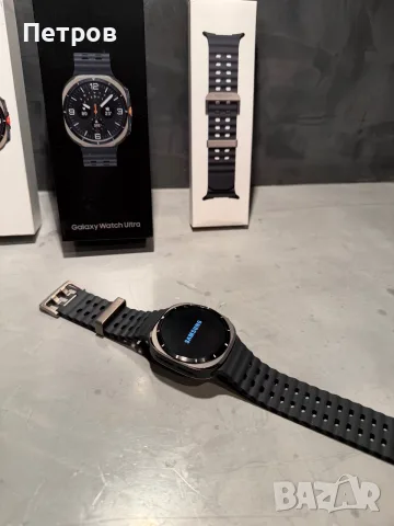 КАТО ЧИСТО НОВ Samsung Galaxy Watch Ultra LTE Titanium Silver, снимка 12 - Смарт часовници - 56261221