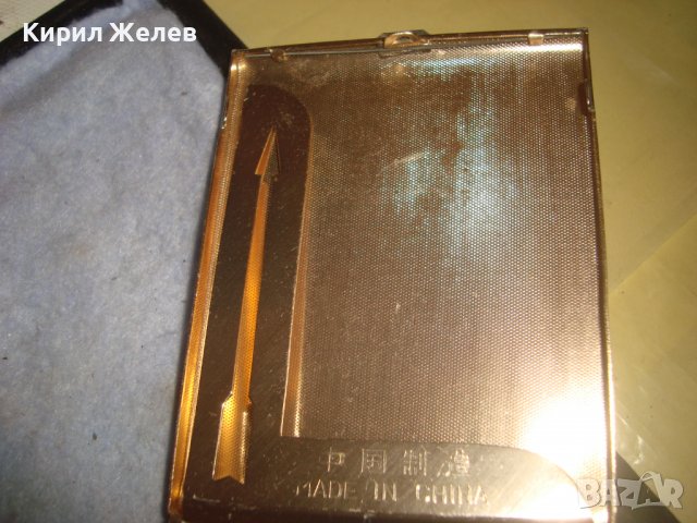 СТАРА ПОЗЛАТЕНА MADE in CHINA РЕТРО - ВИНТИДЖ КОЛЕКЦИОНЕРСКА ОРНАМЕНТИРАНА ТАБАКЕРА 32197, снимка 10 - Колекции - 38289046