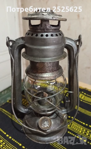 Германски фенер "Феуерханд 275", снимка 2 - Антикварни и старинни предмети - 51075567
