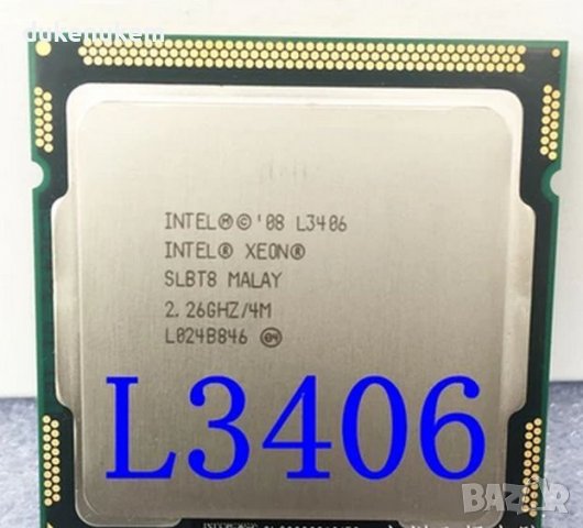 Процесор Intel Xeon L3406 Socket 1156 CPU SLBT8 2x2.26GHz/4MB/30W, снимка 1 - Процесори - 39000380